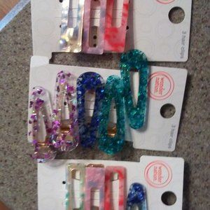 BRAND NEW! LOT OF 12 HAIR CLIPS